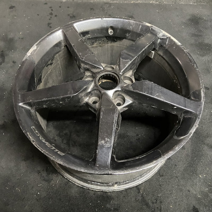 19" CORVETTE 15 rear 19x10 black opt QX1 Original OEM Wheel Rim - View 8