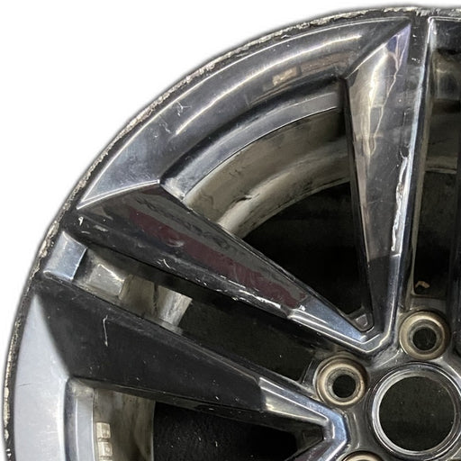 19" MUSTANG 15 19x9 TPMS 10 spoke 5 split spokes Original OEM Wheel Rim - Angle View