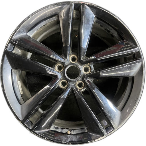 19" MUSTANG 15 19x9 TPMS 10 spoke 5 split spokes Original OEM Wheel Rim - Front View