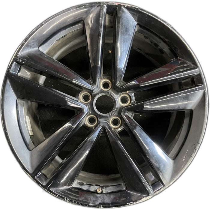 19" MUSTANG 15 19x9 TPMS 10 spoke 5 split spokes Original OEM Wheel Rim - Front View
