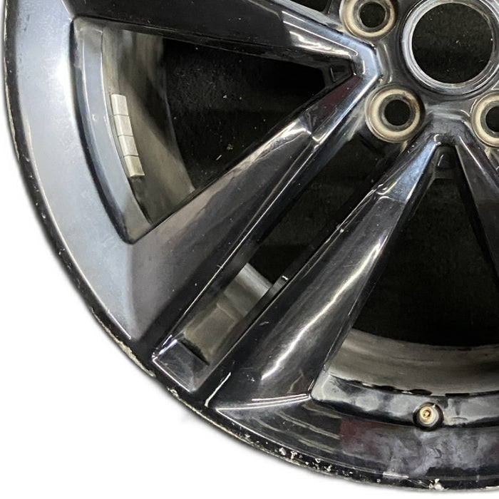 19" MUSTANG 15 19x9 TPMS 10 spoke 5 split spokes Original OEM Wheel Rim - Back View