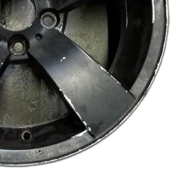 17" BMW 525i 04-05 17x8 alloy 5 spoke Original OEM Wheel Rim - Close-Up Detail
