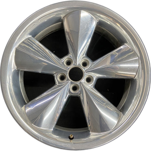 20" CHALLENGER 15-17 20x8 aluminum 5 individual spokes polished Original OEM - Front View