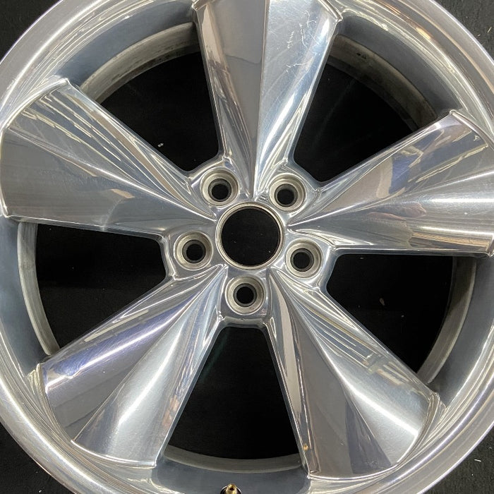20" CHALLENGER 15-17 20x8 aluminum 5 individual spokes polished Original OEM - Angle View