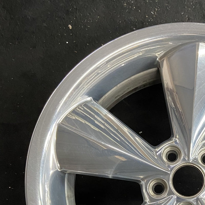 20" CHALLENGER 15-17 20x8 aluminum 5 individual spokes polished Original OEM - Side Profile