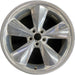 20" CHALLENGER 15-17 20x8 aluminum 5 individual spokes polished Original OEM - Front View