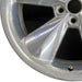 20" CHALLENGER 15-17 20x8 aluminum 5 individual spokes polished Original OEM - Back View