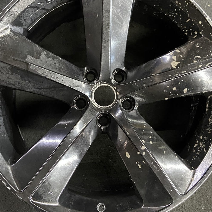 20" CHALLENGER 09-10 20x9 alloy machined finish 5 spoke SRT imprinted between - Angle View
