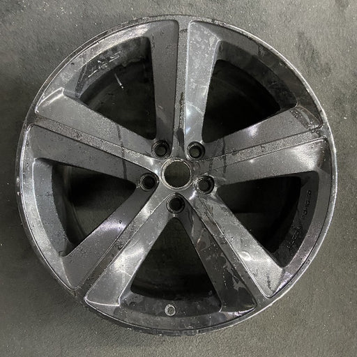 20" CHALLENGER 09-10 20x9 alloy machined finish 5 spoke SRT imprinted between - Front View