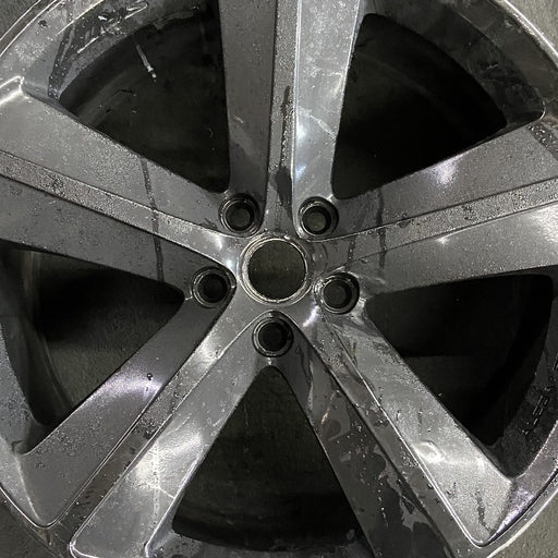 20" CHALLENGER 09-10 20x9 alloy machined finish 5 spoke SRT imprinted between - Angle View