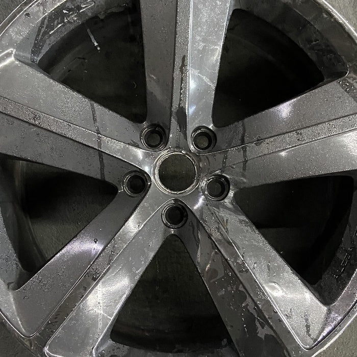 20" CHALLENGER 09-10 20x9 alloy machined finish 5 spoke SRT imprinted between - Angle View