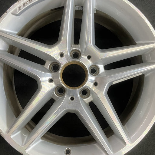 17" MERCEDES C-CLASS 12 204 Type; C250 17x8.5 10 spoke w/AMG Original OEM Wheel - Angle View