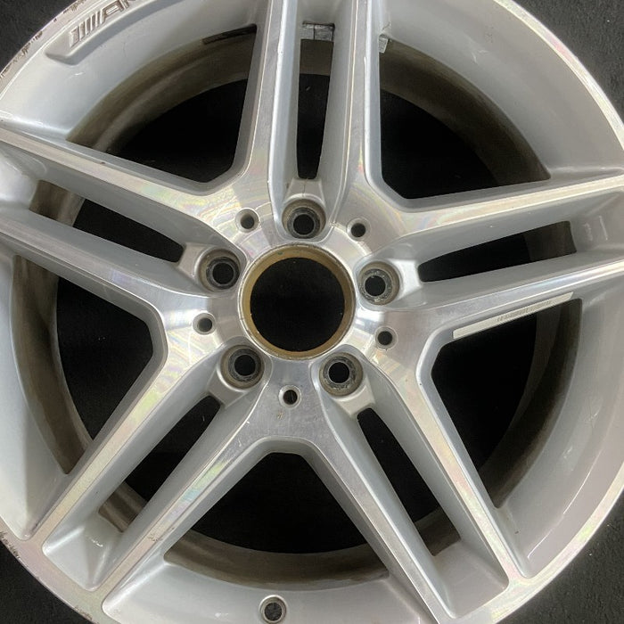 17" MERCEDES C-CLASS 12 204 Type; C250 17x8.5 10 spoke w/AMG Original OEM Wheel - Angle View
