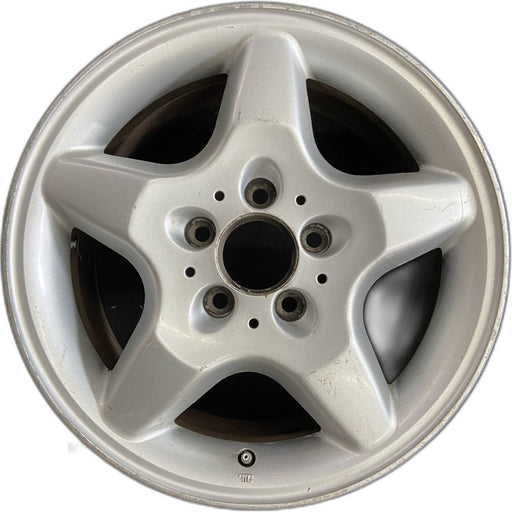 16" MERCEDES ML-CLASS 98 163 Type; ML320 16x8 5 spoke Original OEM Wheel Rim - Front View