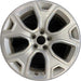 18" RENEGADE 15 18x7 aluminum 5 spoke polished Y spoke silver spokes satin - Front View