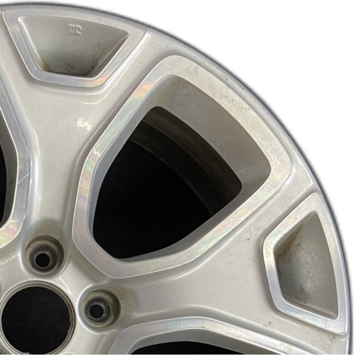 18" RENEGADE 15 18x7 aluminum 5 spoke polished Y spoke silver spokes satin - Side Profile