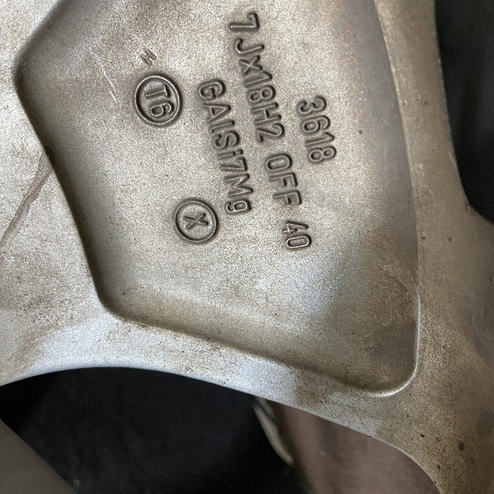 18" RENEGADE 15 18x7 aluminum 5 spoke polished Y spoke silver spokes satin - View 9