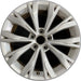 17" TIGUAN 18 17x7 alloy 10 spoke split spoke Original OEM Wheel Rim - Front View