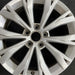 17" TIGUAN 18 17x7 alloy 10 spoke split spoke Original OEM Wheel Rim - Angle View