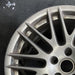 20" PORSCHE CAYENNE 16 20x9.5 alloy 10 spoke Y spoke black finish Original OEM - Side Profile