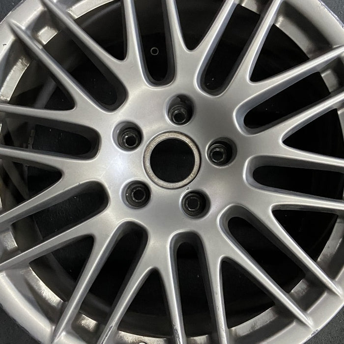 20" PORSCHE CAYENNE 16 20x9.5 alloy 10 spoke Y spoke black finish Original OEM - Angle View