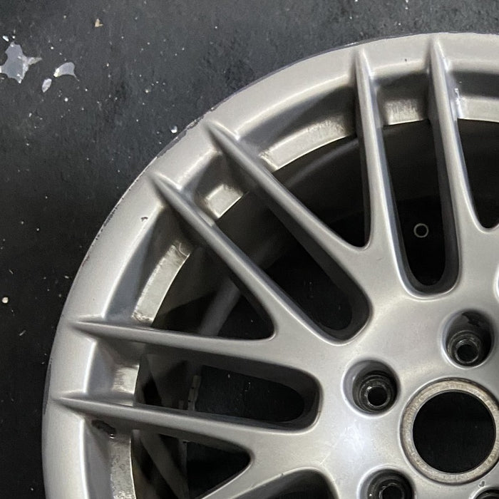 20" PORSCHE CAYENNE 16 20x9.5 alloy 10 spoke Y spoke black finish Original OEM - Side Profile