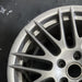 20" PORSCHE CAYENNE 16 20x9.5 alloy 10 spoke Y spoke black finish Original OEM - Side Profile