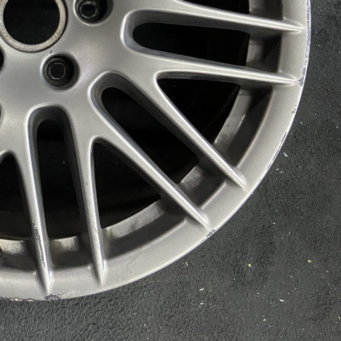 20" PORSCHE CAYENNE 16 20x9.5 alloy 10 spoke Y spoke black finish Original OEM - Back View