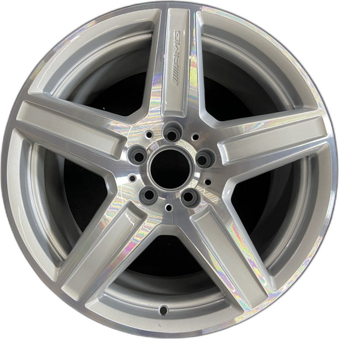 18" MERCEDES E-CLASS 10 212 Type Sdn E63 18x9.5 5 spoke Original OEM Wheel Rim - Front View