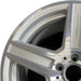 18" MERCEDES E-CLASS 10 212 Type Sdn E63 18x9.5 5 spoke Original OEM Wheel Rim - Angle View