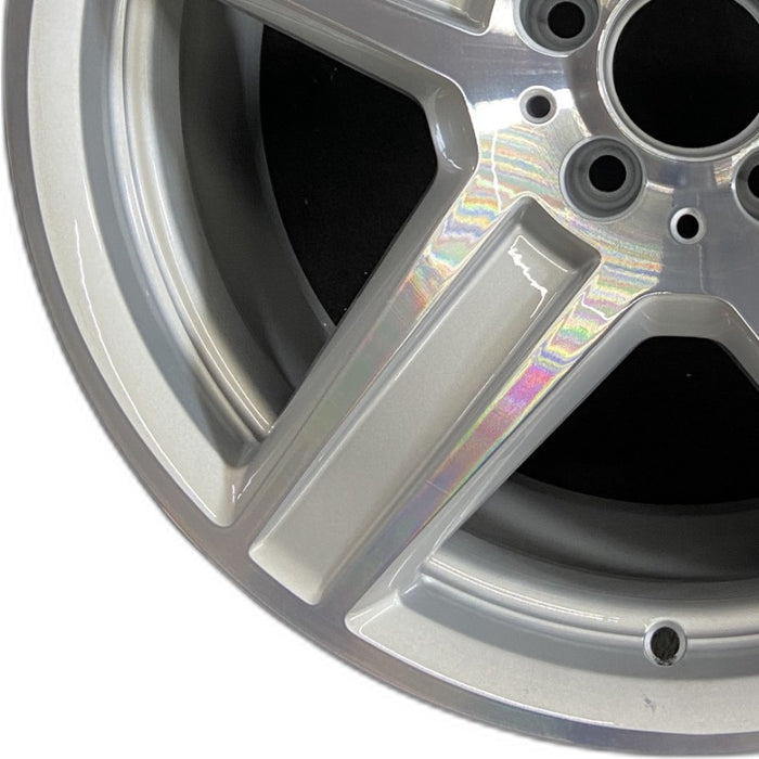 18" MERCEDES E-CLASS 10 212 Type Sdn E63 18x9.5 5 spoke Original OEM Wheel Rim - Back View