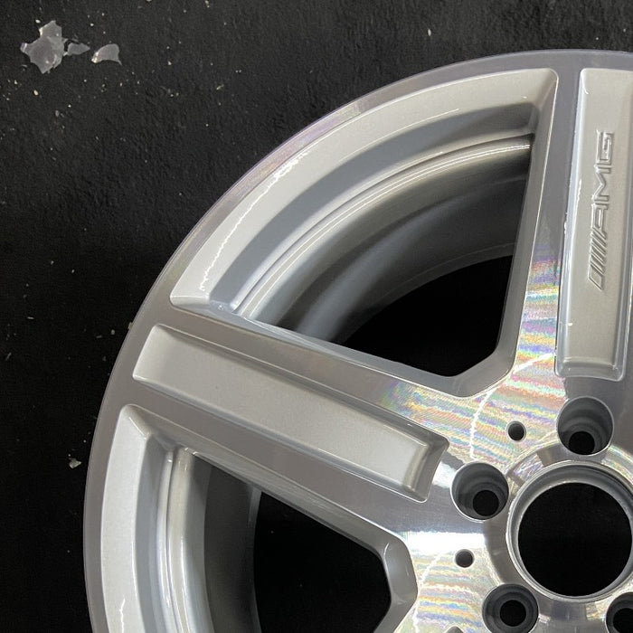 18" MERCEDES E-CLASS 10 212 Type Sdn E63 18x9 5 spoke Original OEM Wheel Rim - Side Profile