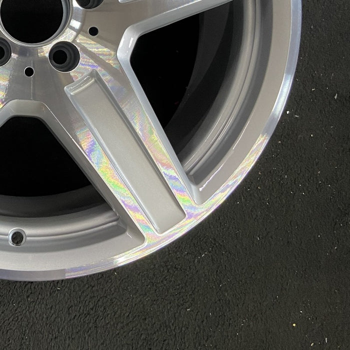 18" MERCEDES E-CLASS 10 212 Type Sdn E63 18x9 5 spoke Original OEM Wheel Rim - Back View