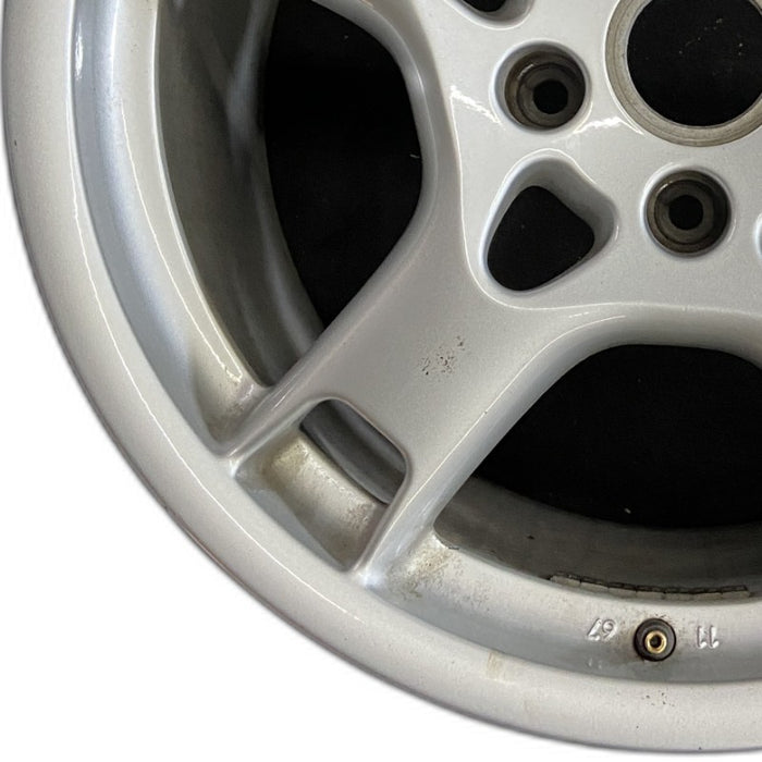 19" PORSCHE 911 05 997 model 19x11 rear 5 spoke w/notches ends Original OEM Wheel Rim
