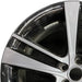 20" F TYPE 14-17 20x9 alloy 5 split spoke wide narrow spoke black Original OEM - Angle View