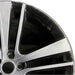 20" F TYPE 14-17 20x9 alloy 5 split spoke wide narrow spoke black Original OEM - Side Profile