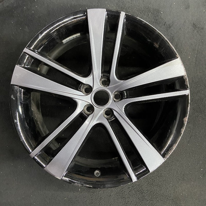 20" F TYPE 14-17 20x9 alloy 5 split spoke wide narrow spoke black Original OEM - Additional View