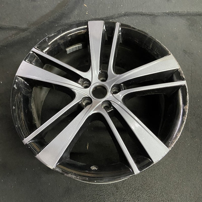 20" F TYPE 14-17 20x9 alloy 5 split spoke wide narrow spoke black Original OEM - View 7