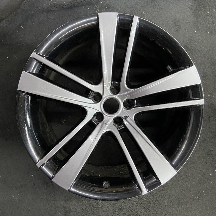20" F TYPE 14-17 20x10.5 alloy 5 split spoke wide narrow spoke black Original - Front View