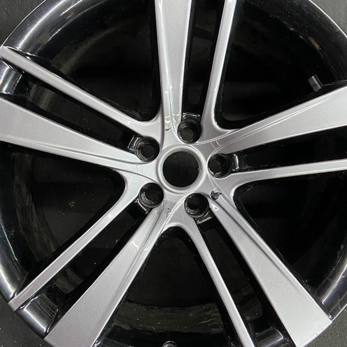 20" F TYPE 14-17 20x10.5 alloy 5 split spoke wide narrow spoke black Original - Angle View