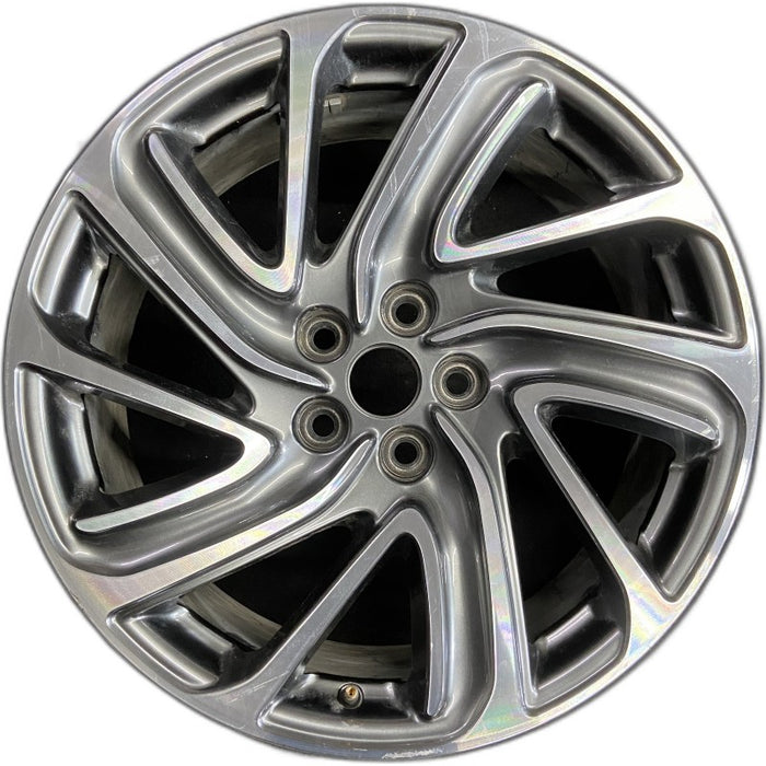 19" AVIATOR 20-24 19x8 10 spoke Original OEM Wheel Rim - Front View