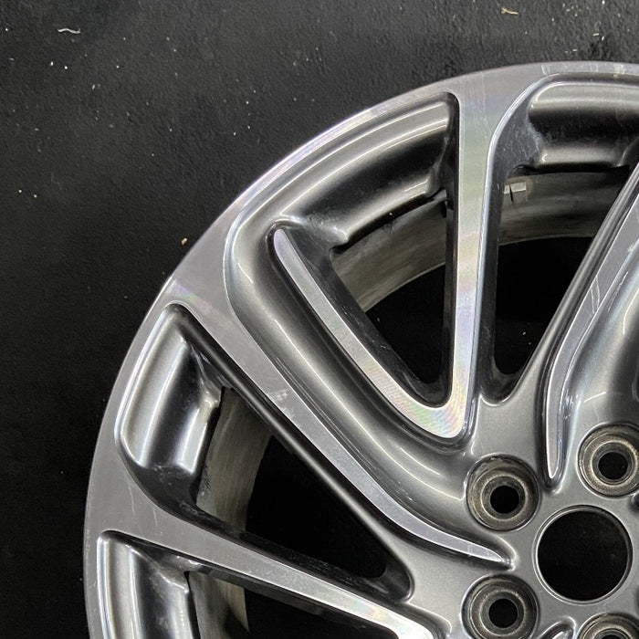 19" AVIATOR 20-24 19x8 10 spoke Original OEM Wheel Rim - Side Profile