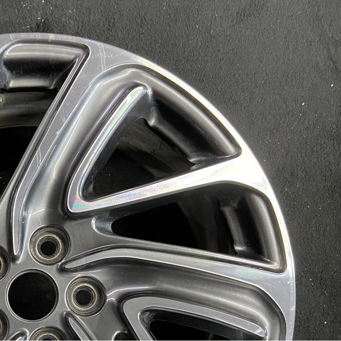 19" AVIATOR 20-24 19x8 10 spoke Original OEM Wheel Rim - Close-Up Detail