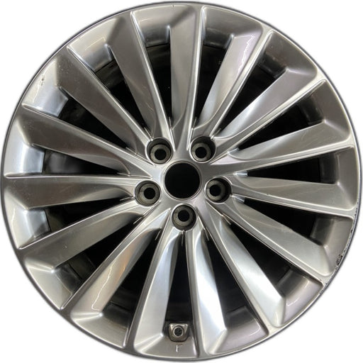 19" EQUUS 14-16 alloy 19x9 rear Original OEM Wheel Rim - Front View