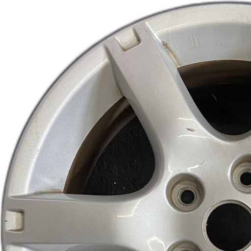 16" ALTIMA 05-06 16x6.5 alloy finish 6 spoke Original OEM Wheel Rim - Angle View