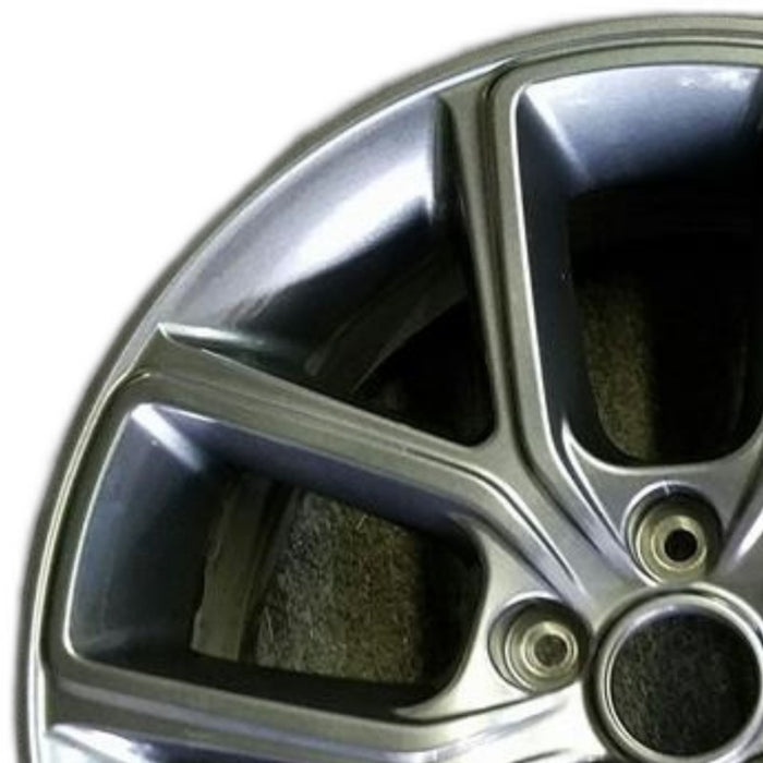 18" SONATA 18-19 18x7.5 alloy 10 spoke turbo Original OEM Wheel Rim - Angle View