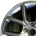 18" SONATA 18-19 18x7.5 alloy 10 spoke turbo Original OEM Wheel Rim - Angle View