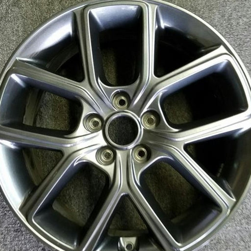 18" SONATA 18-19 18x7.5 alloy 10 spoke turbo Original OEM Wheel Rim - Angle View