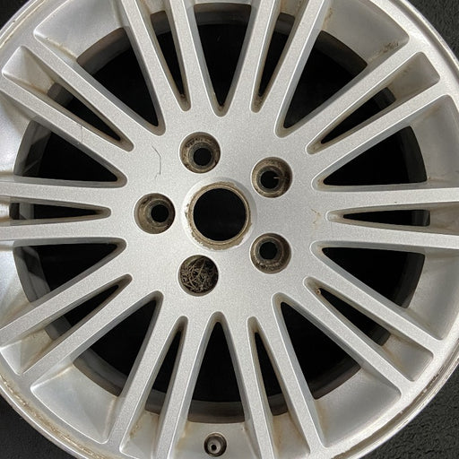 17" 300 08 17x7 aluminum 20 spoke Original OEM Wheel Rim - Angle View