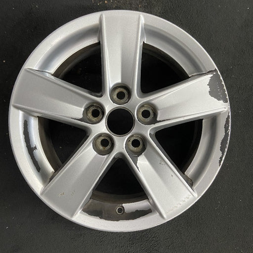 16" LANCER 08 16x6.5 alloy 5 spoke Original OEM Wheel Rim - Front View
